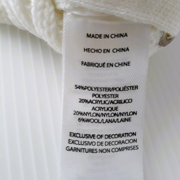 NWT Bebe Ribbed Mock Neck Side Lace Up Sleeveless Sweater Top L - Picture 6 of 7